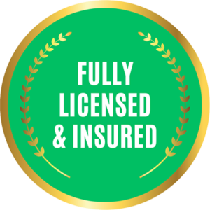 Fully Licensed and Insured Badge